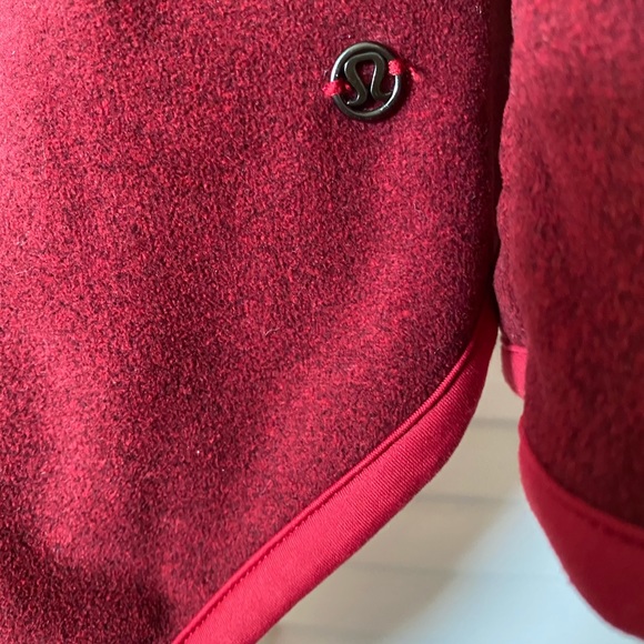 Lululemon Draped Fleece Jacket Cardigan Sz 4 - Picture 4 of 6